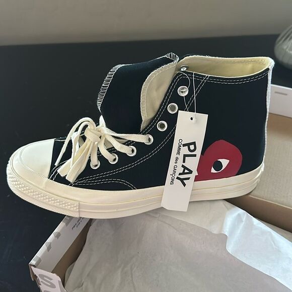 🆕 Mens Converse PLAY Comme des Garcons - Picture 3 of 7